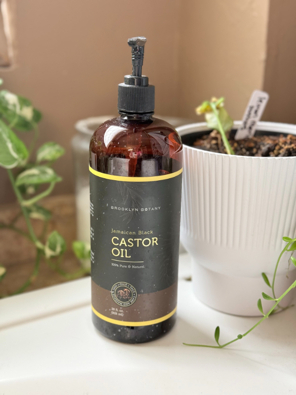 Bottle of Jamaican Black Castor Oil