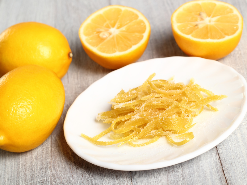 Candied Lemon Peels