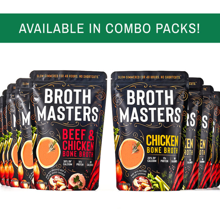 Image for Broth Masters Beef + Chicken Bone Broth Combo Pack