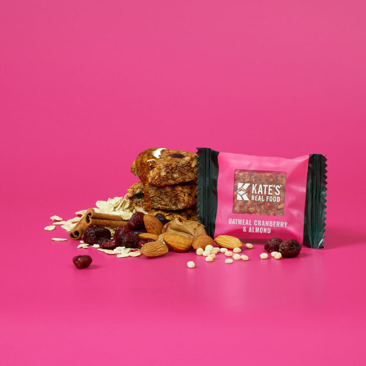 Image for Gluten-Free Oatmeal Cranberry & Almond Kids Bars Kate's Real Food 