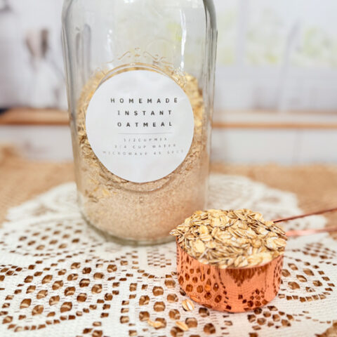 Homemade Instant Oatmeal Packets