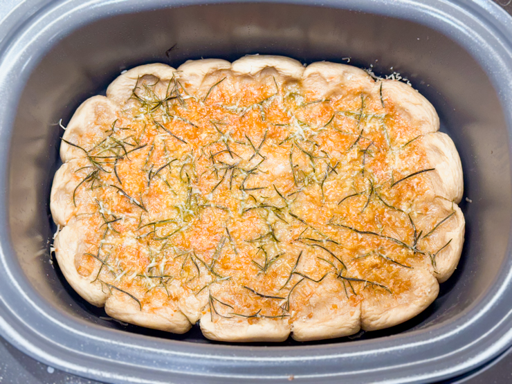 Slow Cooker Focaccia Bread