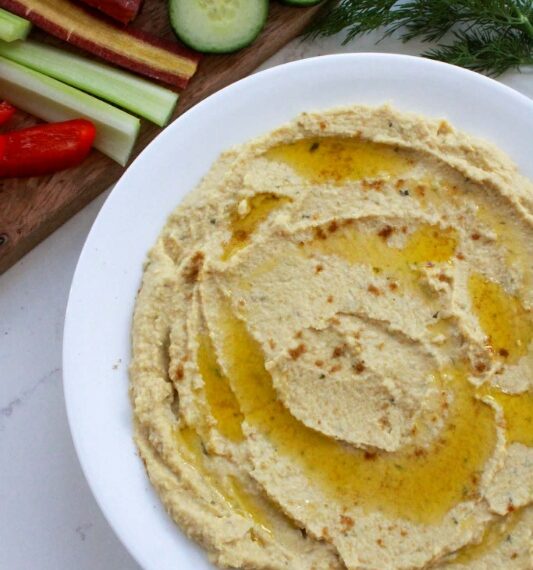 Dill Pickle Hummus