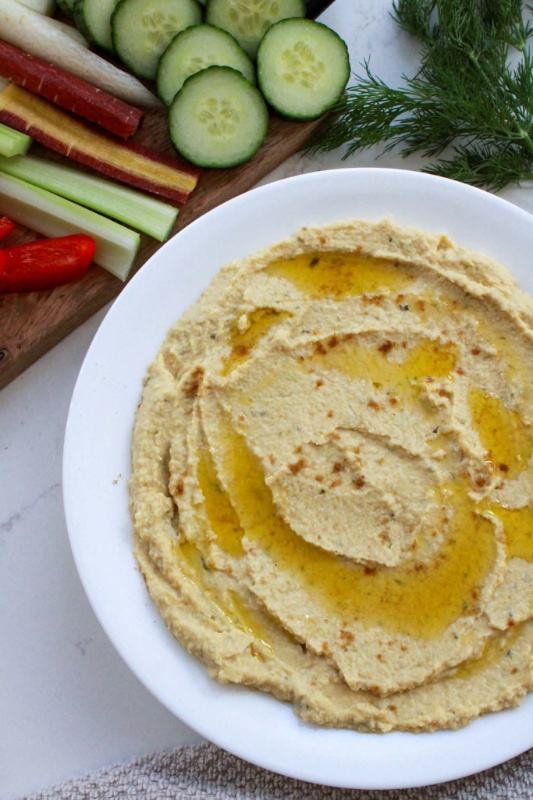 Dill Pickle Hummus