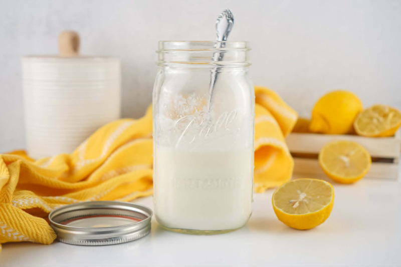 subject in mason jar