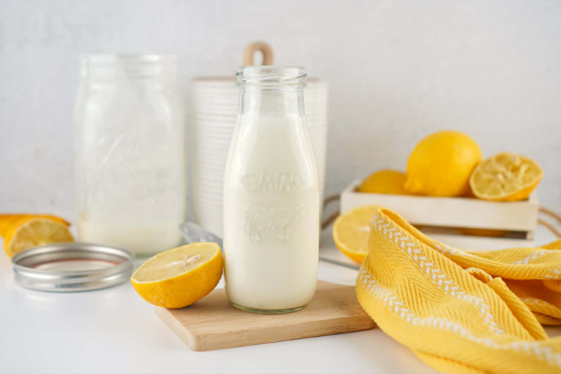 homemade butter milk