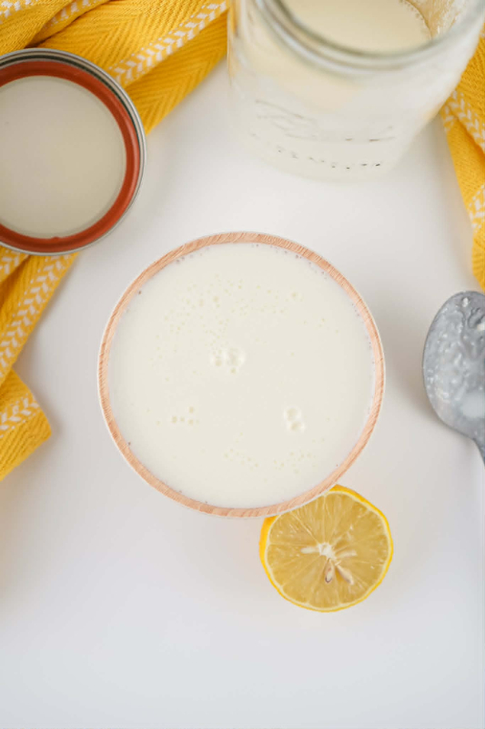 homemade butter milk