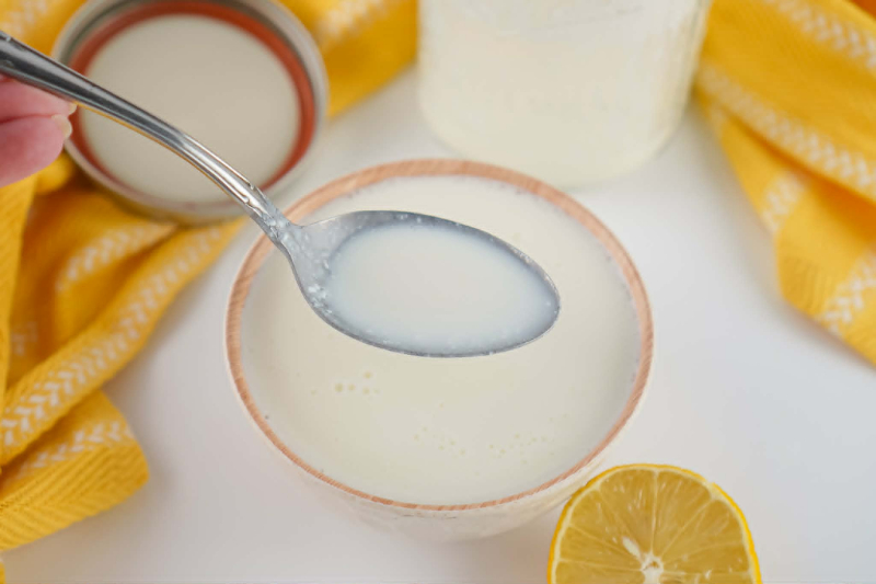 homemade butter milk