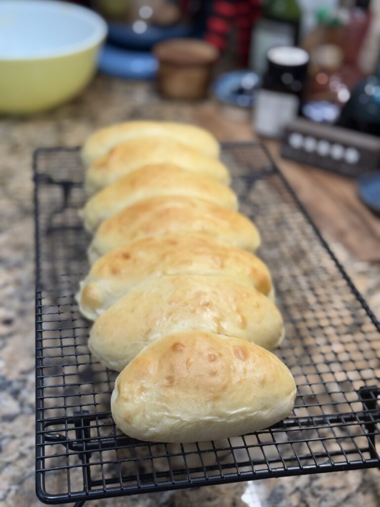 homemade hot dog buns