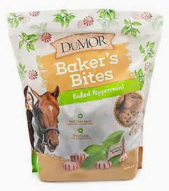DuMOR- Baker's Bites Baked Peppermint Horse Treats, 4 lb.