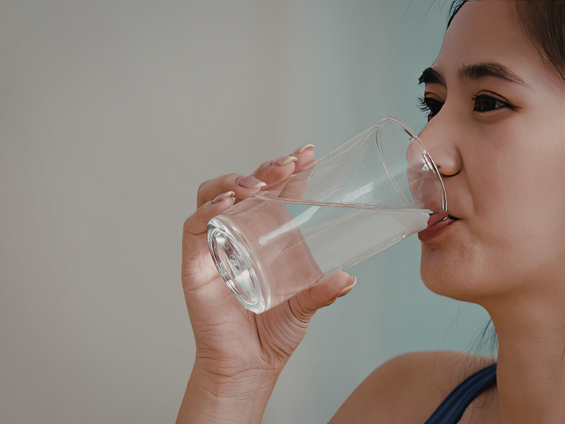 drinking water 