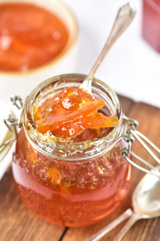 storage of Orange Marmalade
