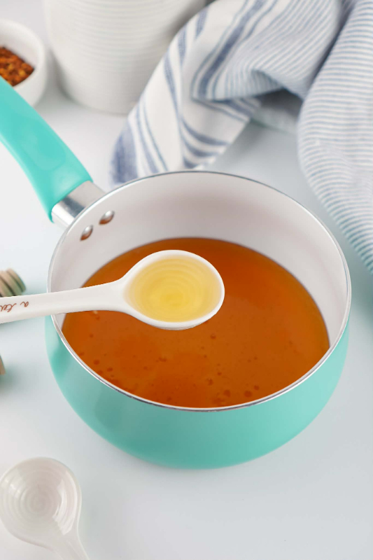Adding apple cider vinegar