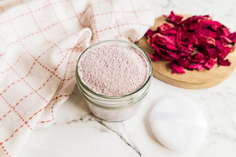 Homemade Rose Body Powder