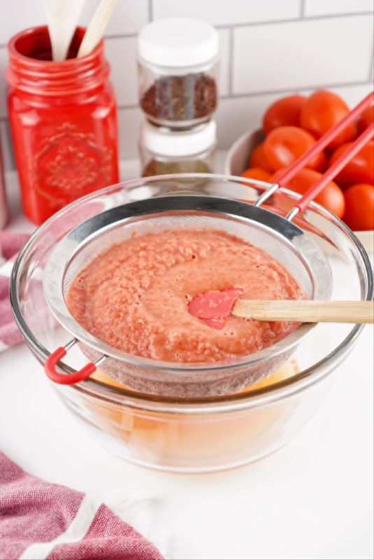 Rustic Homemade Tomato Paste