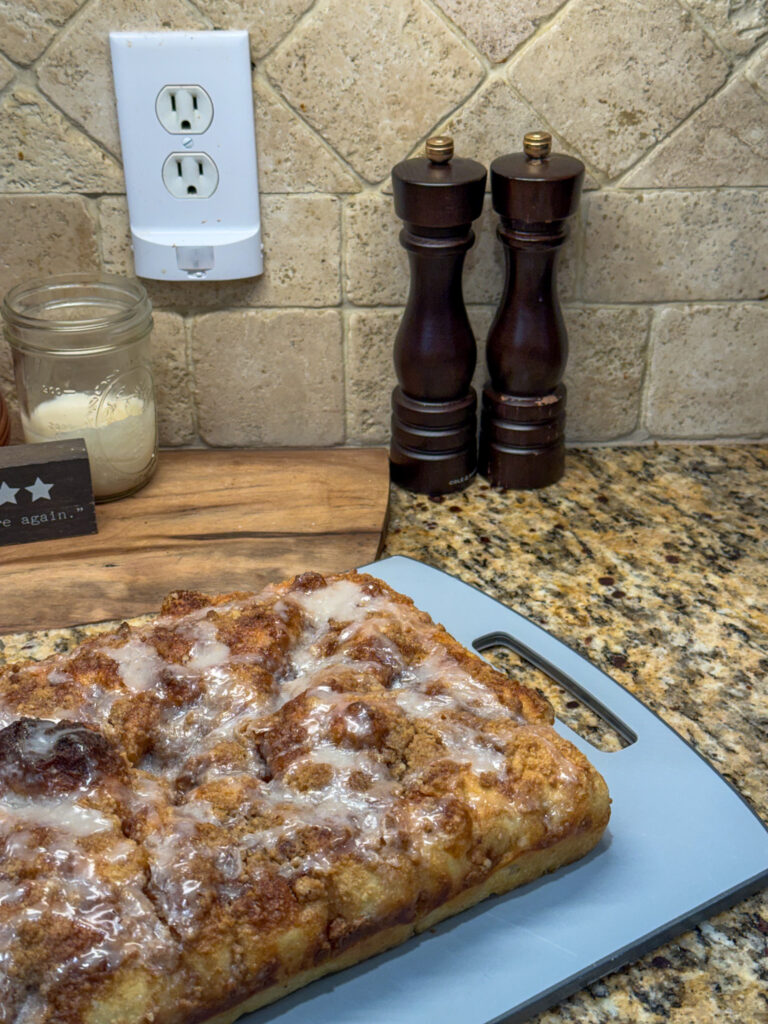 Cinnamon Roll Focaccia Bread