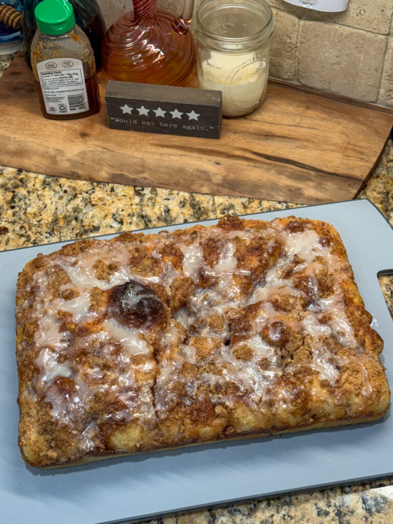 Cinnamon Roll Focaccia Bread