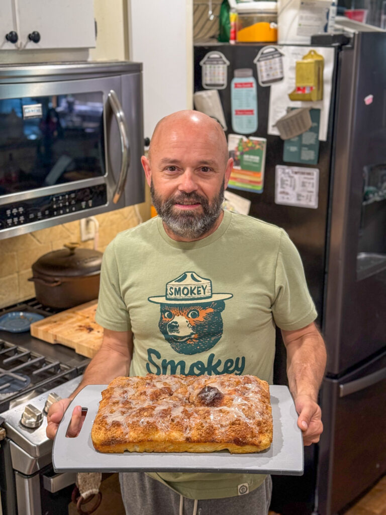 Daniel with finished product