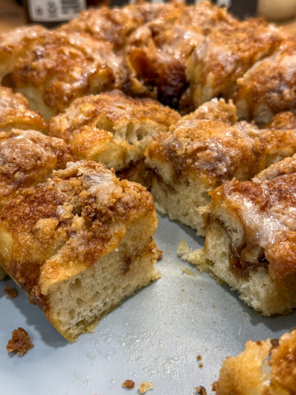 Cinnamon Roll Focaccia Bread Feature Image