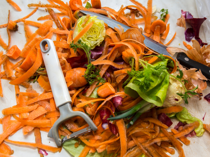 vegetable scraps for broth