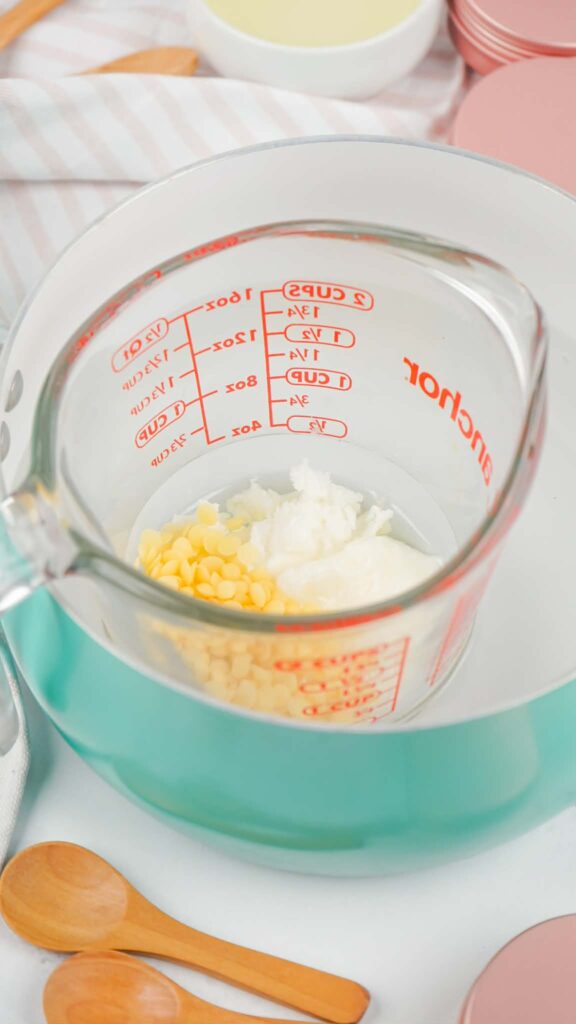 Ingredients in measuring cup