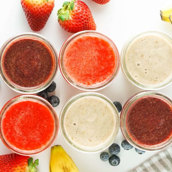 Homemade Stage 1 Baby Food with Fresh Fruit