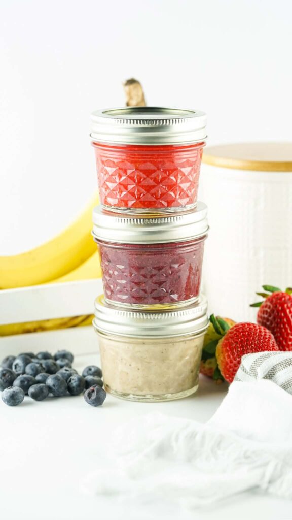 Homemade Stage 1 Baby Food Fruits