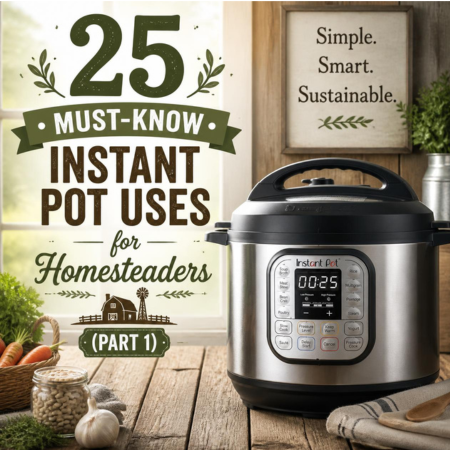 25 Must-Know Instant Pot Uses for Homesteaders (Part 1)