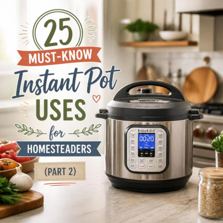 25 Must Know Instant Pot Uses for Homesteaders Part 2