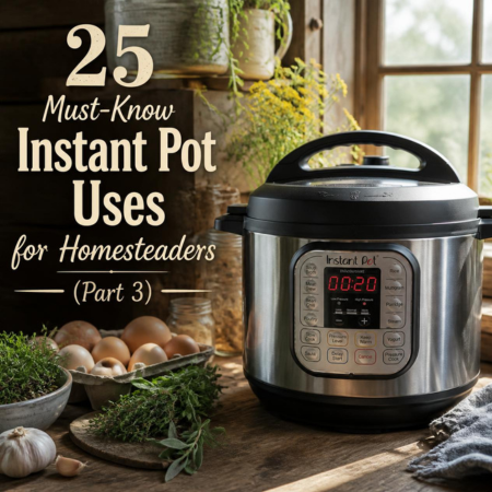 25 Must-Know Instant Pot Uses for Homesteaders (Part 3)