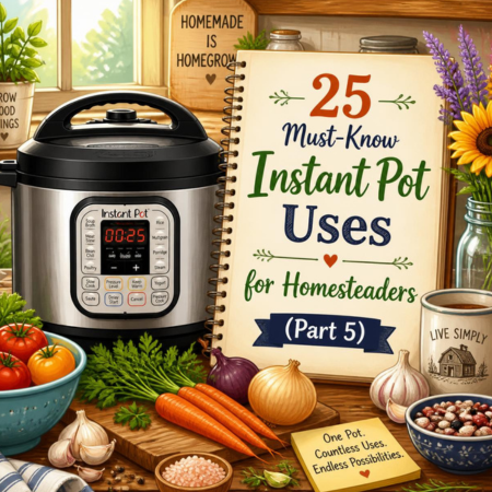 Instant Pot Uses for Homesteaders (Part 5)