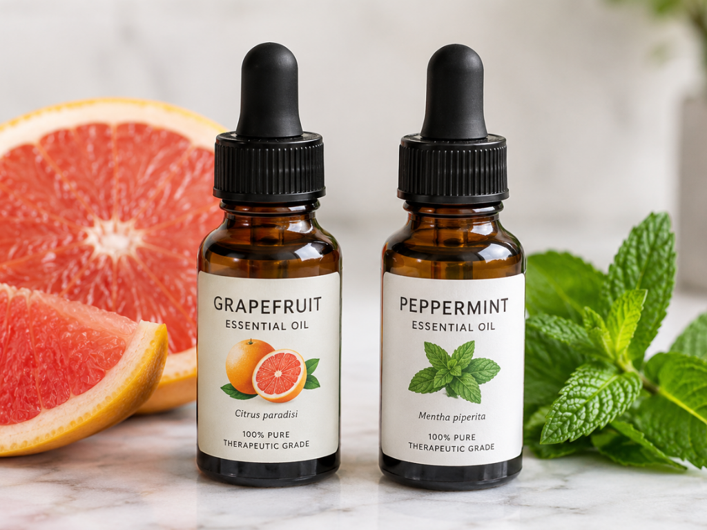 DIY Kitchen Spray Without Vinegar uses essential oils