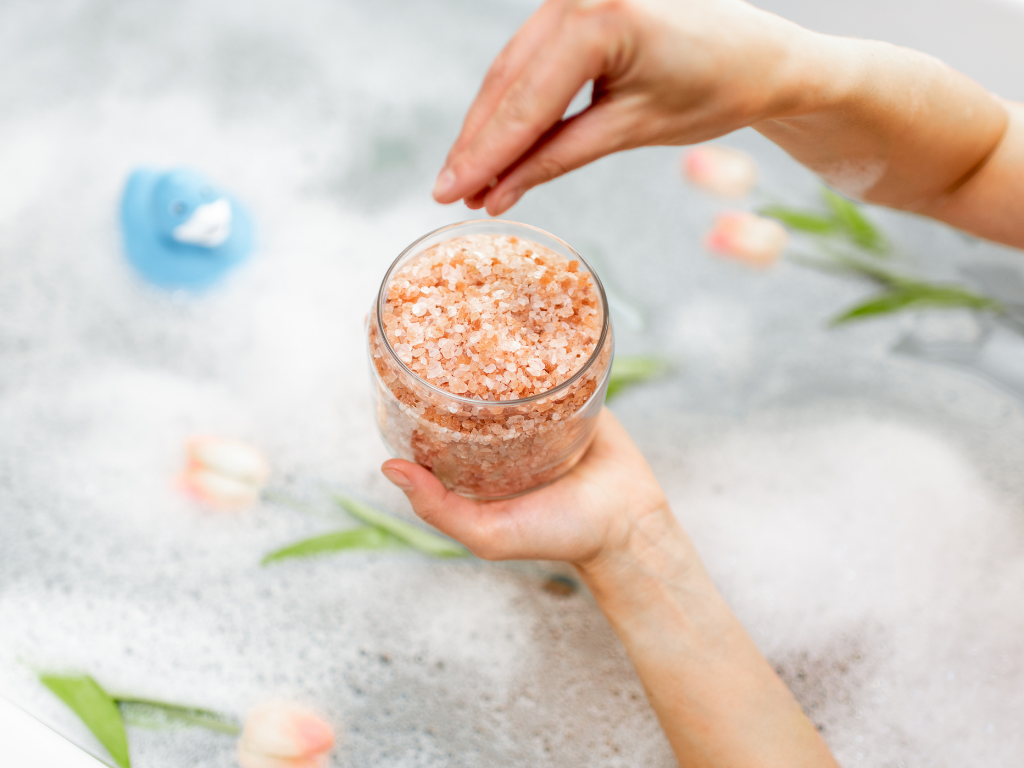 Clean a bathtub drain after Bath Salts