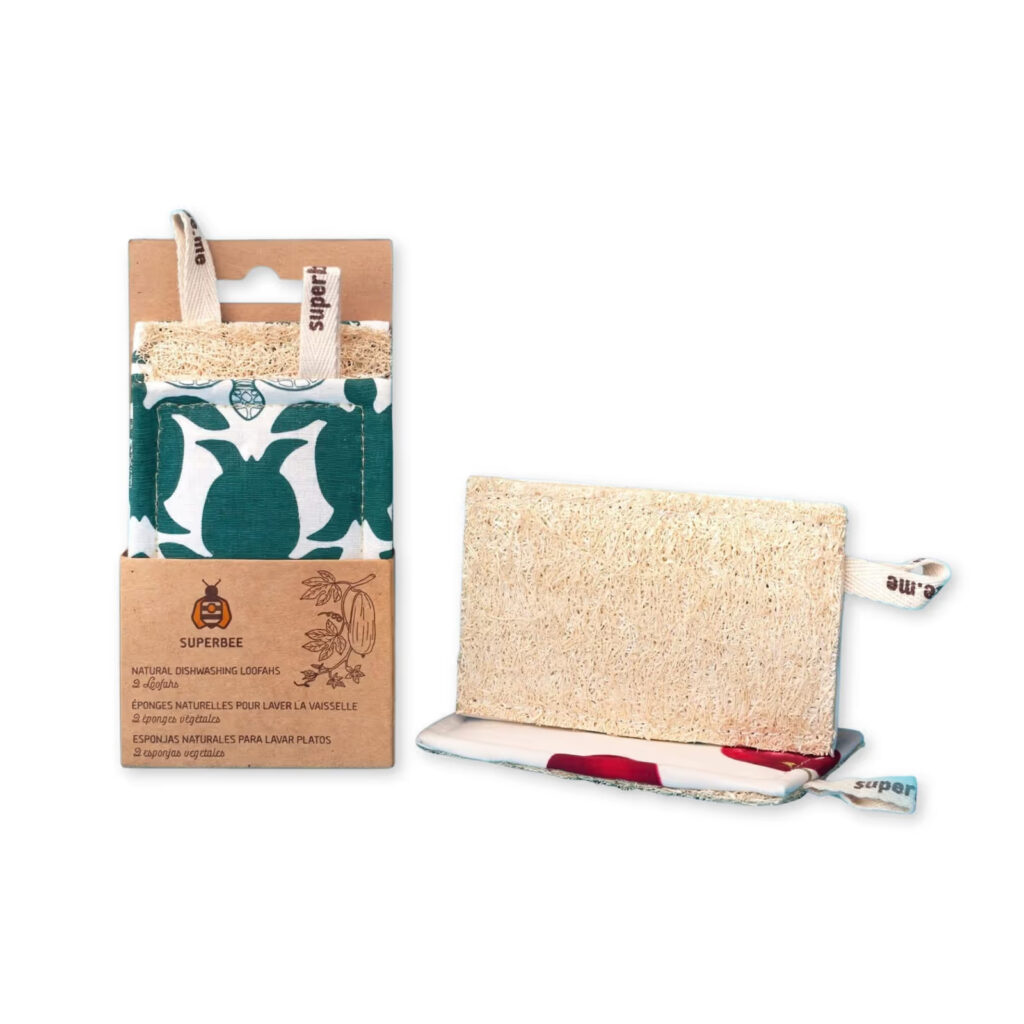 Superbee Kitchen Luffa – Natural Dish Scrubber