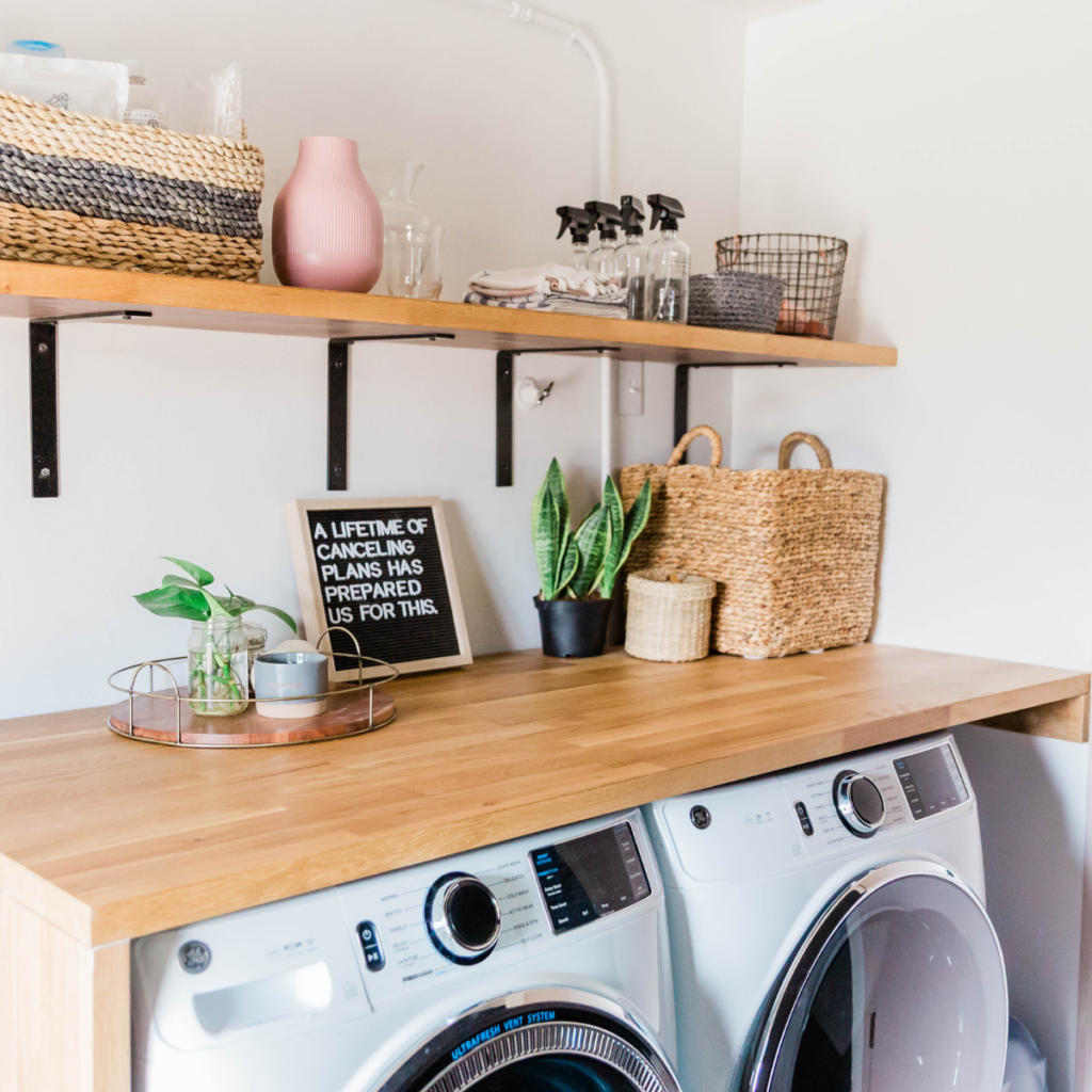 Laundry Room in Non-Toxic Bathroom and Laundry Swaps