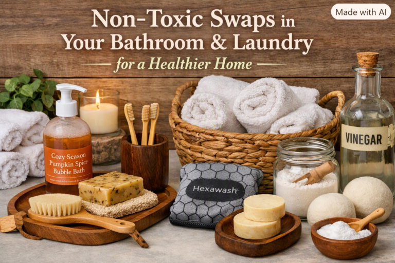 Non-Toxic Swaps in Your Bathroom and Laundry for a Healthier Home