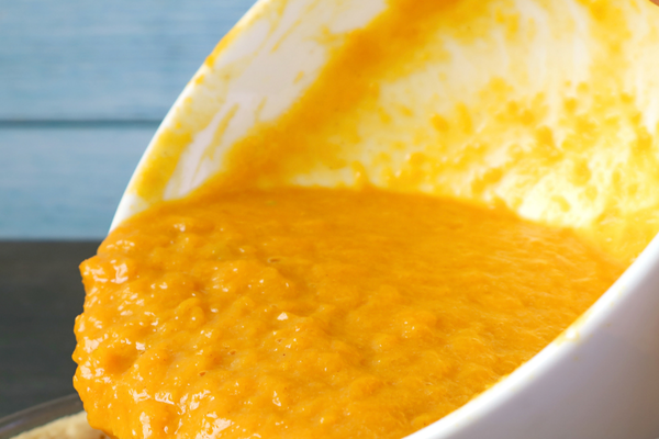 Pumpkin Cinnamon Roll Casserole Mixture