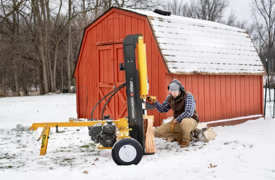 CountyLine- 28-Ton Gas-Powered Horizontal/Vertical Log Splitter