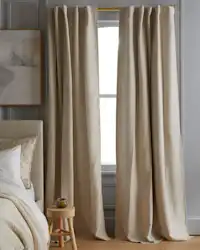 Quince European Linen Blackout Curtains for Non-Toxic Bedroom Swaps